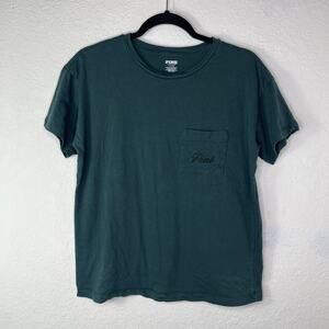 PINK by Victoria’s Secret Green 100% Cotton Tee Size M relaxed fit comfy casual